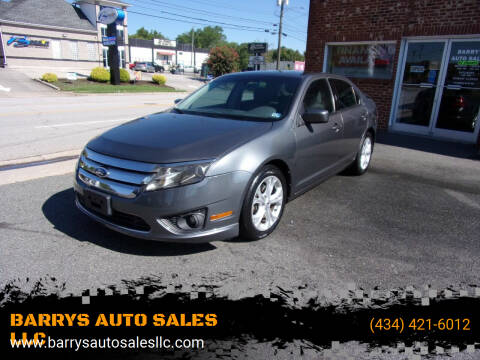 2012 Ford Fusion for sale at BARRYS AUTO SALES LLC in Danville VA