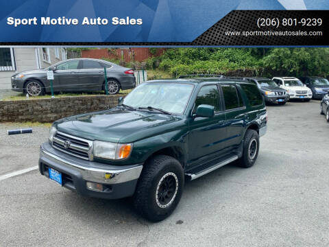 1999 Toyota 4Runner for sale at Sport Motive Auto Sales in Seattle WA