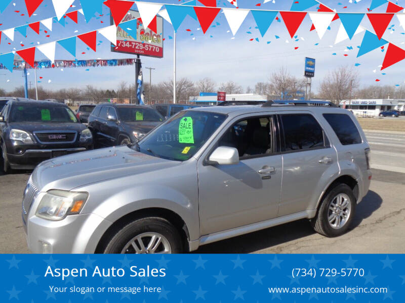 2010 Mercury Mariner for sale at Aspen Auto Sales in Wayne MI