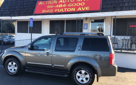 2005 Nissan Pathfinder for sale at Action Auto Sales in Sacramento CA