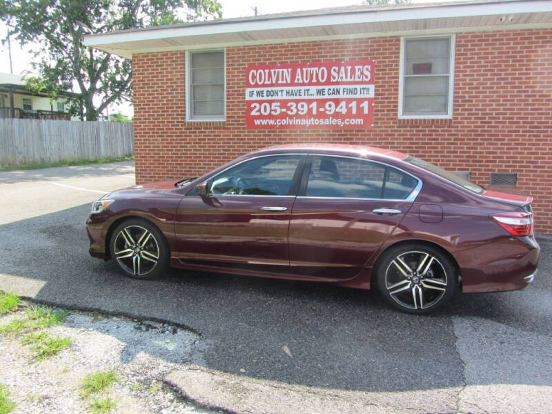 2017 Honda Accord for sale at Colvin Auto Sales in Tuscaloosa AL