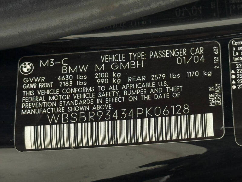 2004 BMW M3