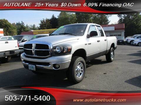 2008 Dodge Ram Pickup 2500 for sale at Auto Lane in Portland OR