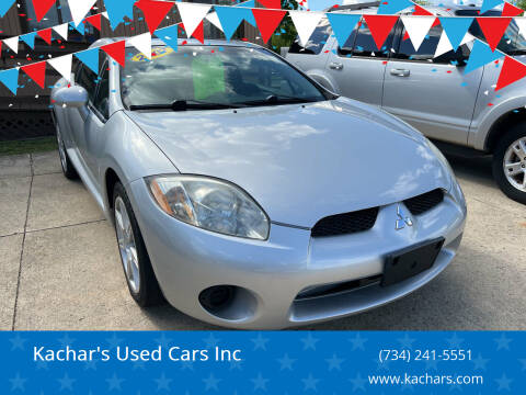 2007 Mitsubishi Eclipse for sale at Kachar's Used Cars Inc in Monroe MI