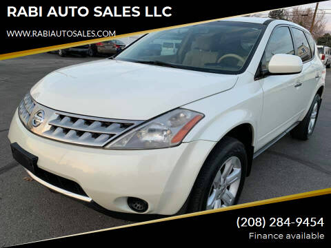 2006 Nissan Murano for sale at RABI AUTO SALES LLC in Garden City ID