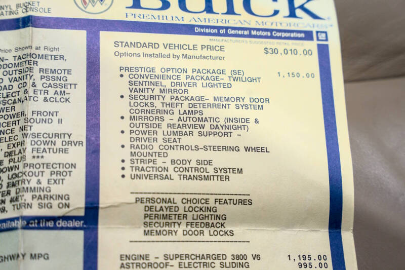 1996 Buick Riviera Supercharged