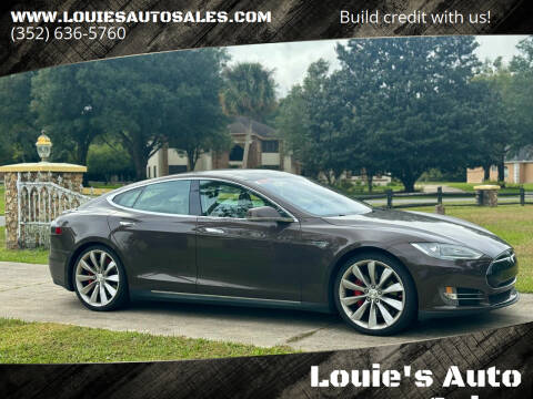 2012 Tesla Model S for sale at Louie's Auto Sales in Leesburg FL