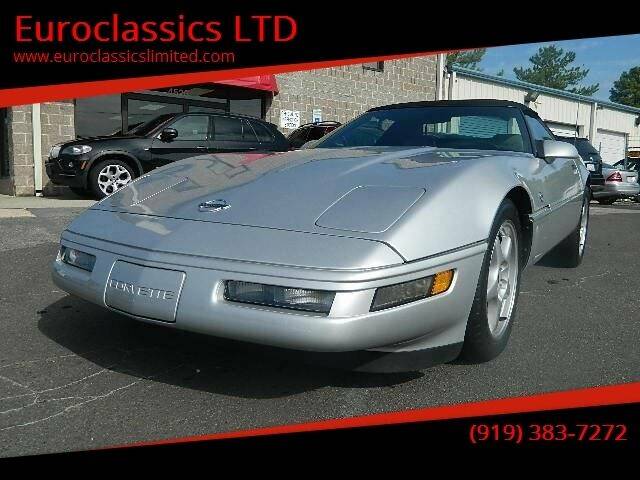 1996 Chevrolet Corvette for sale at Euroclassics LTD in Durham NC