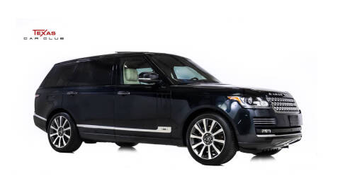 2016 Land Rover Range Rover for sale at Texas Car Club in Houston TX