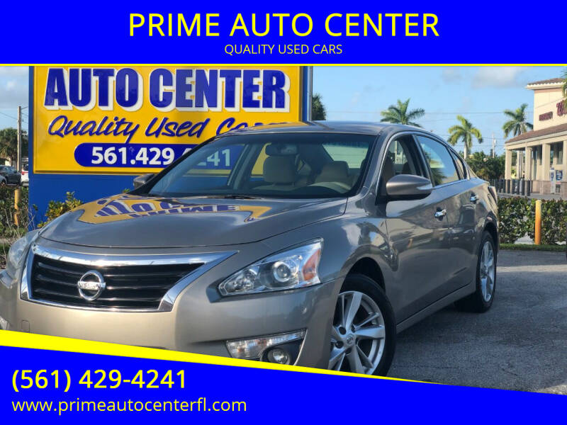 2014 Nissan Altima for sale at PRIME AUTO CENTER in Palm Springs FL