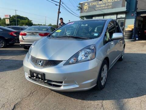 2012 Honda Fit for sale at King Motor Cars in Saugus MA