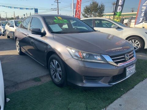 2014 Honda Accord for sale at ROMO'S AUTO SALES in Los Angeles CA