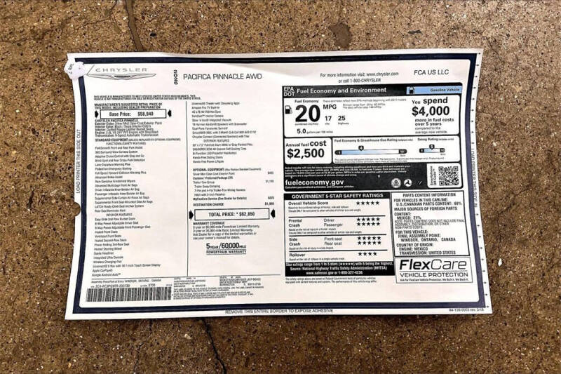 2026 Chrysler Pacifica Pinnacle