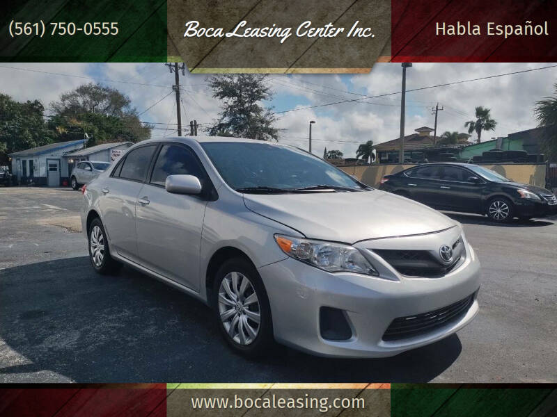 2012 Toyota Corolla for sale at Boca Leasing Center Inc. in West Palm Beach FL