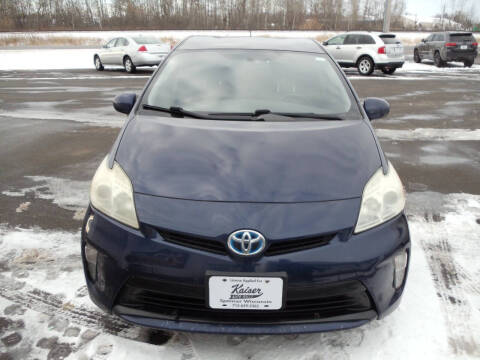 2013 Toyota Prius for sale at KAISER AUTO SALES in Spencer WI