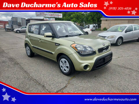 2013 Kia Soul for sale at Dave Ducharme's Auto Sales in Lowell MA