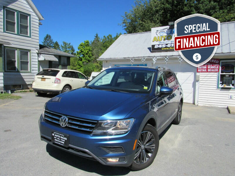 2018 Volkswagen Tiguan for sale at IK AUTO SALES LLC in Goshen NY