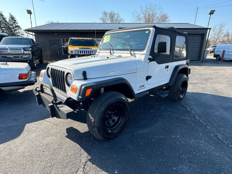 1998 Jeep Wrangler for sale at VILLAGE AUTO MART LLC in Portage IN