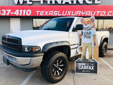 2001 Dodge Ram Pickup 1500 for sale at Texas Luxury Auto in Cedar Hill TX