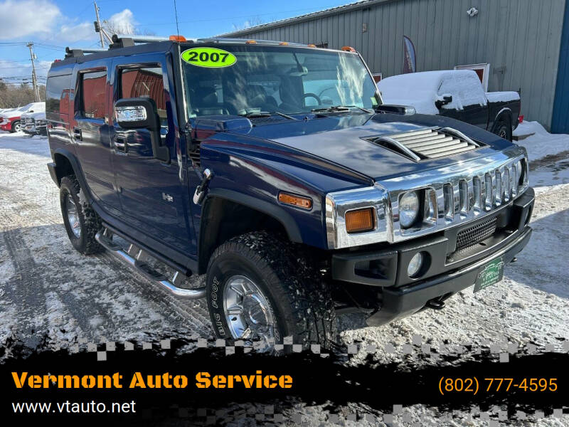 2007 HUMMER H2 for sale at Vermont Auto Service in South Burlington VT