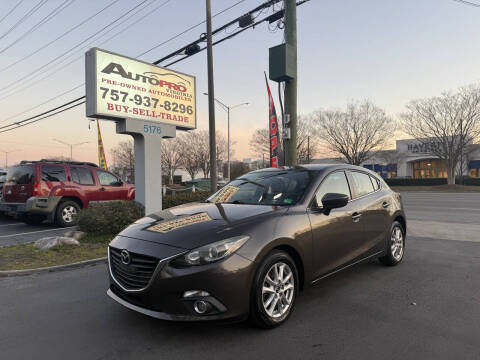 2014 Mazda MAZDA3 for sale at AutoPro Virginia LLC in Virginia Beach VA