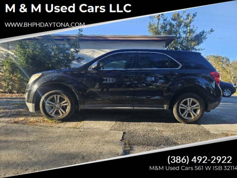 2013 Chevrolet Equinox for sale at M & M Used Cars LLC in Daytona Beach FL