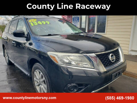 2013 Nissan Pathfinder for sale at County Line Raceway in Macedon NY