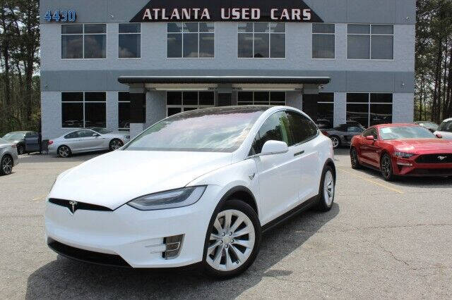 Solid White 2016 Tesla Model X 75D AWD 75D 4dr SUV 1