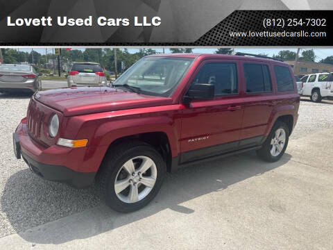 2017 Jeep Patriot for sale at Lovett Used Cars LLC in Washington IN