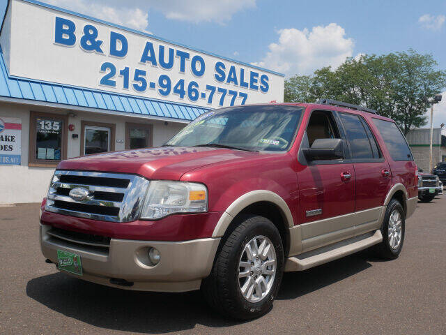 2008 Ford Expedition for sale at B & D Auto Sales Inc. in Fairless Hills PA