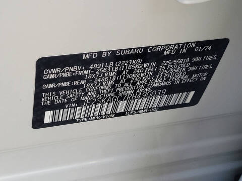 2024 Subaru Forester Sport