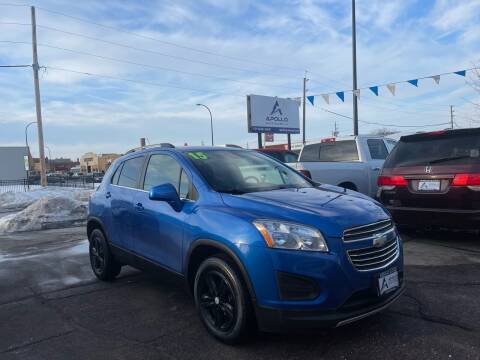 2015 Chevrolet Trax for sale at Apollo Auto Sales LLC in Sioux City IA