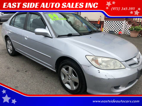 2004 Honda Civic for sale at EAST SIDE AUTO SALES INC in Paterson NJ