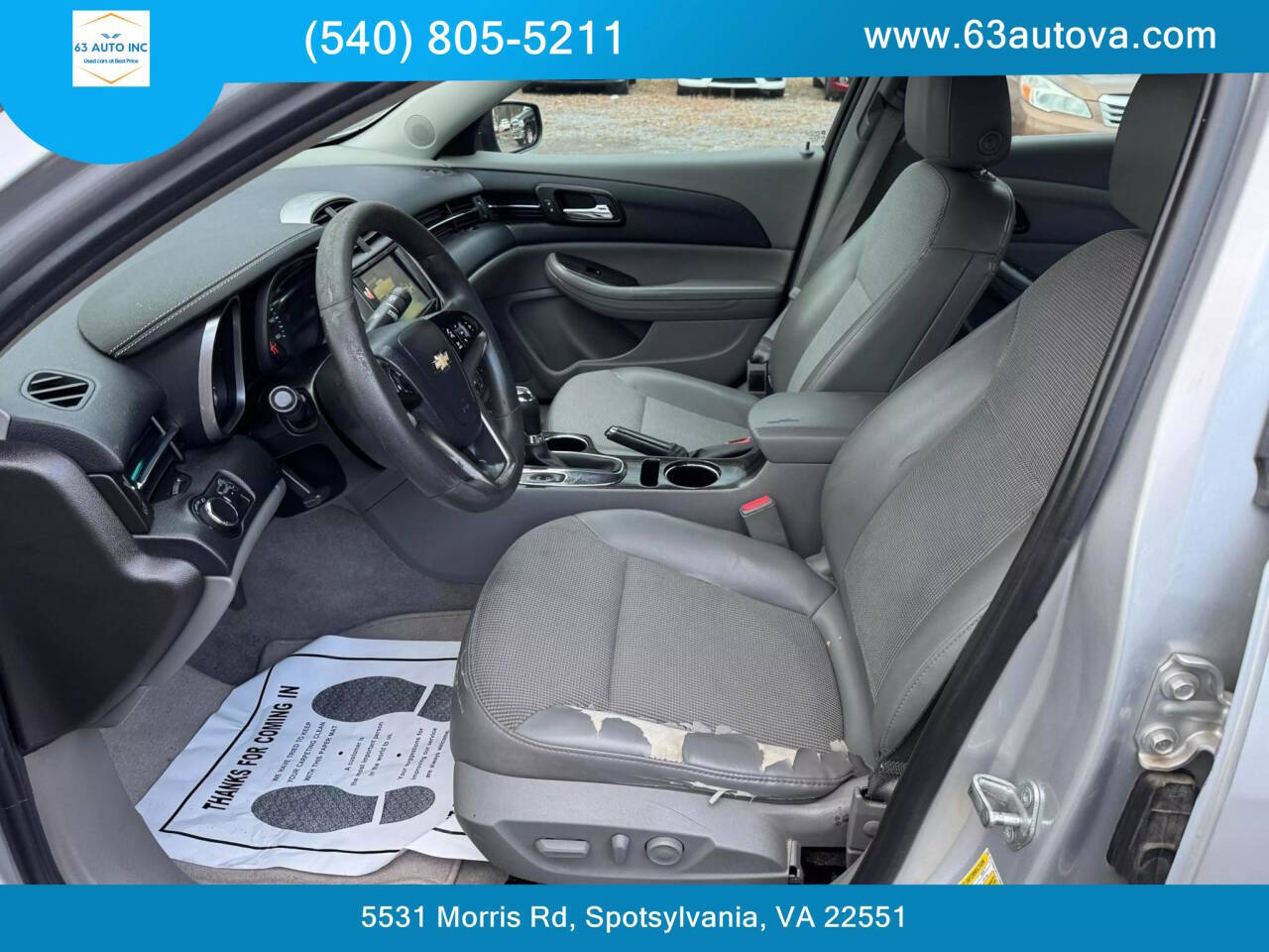 2014 Chevrolet Malibu for sale at 63 Auto Inc in Spotsylvania, VA