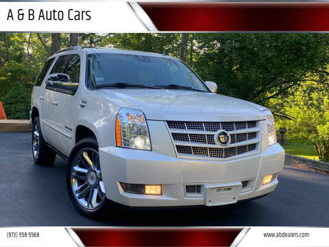 2012 Cadillac Escalade for sale at A & B Auto Cars in Newark NJ