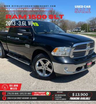 2013 RAM 1500 for sale at Revolution Auto Inc in McHenry IL
