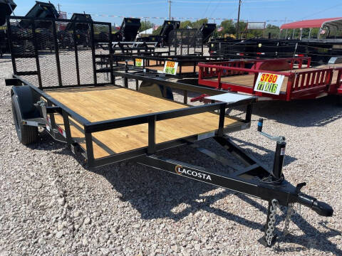 2024 LACOSTA  - Utility  Trailer 6' X 12' - for sale at LJD Sales in Lampasas TX