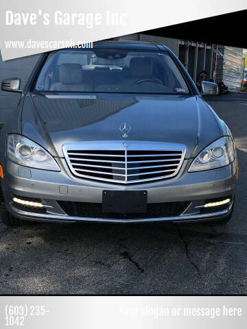 2012 Mercedes-Benz S-Class for sale at Dave's Garage Inc in Hampton NH