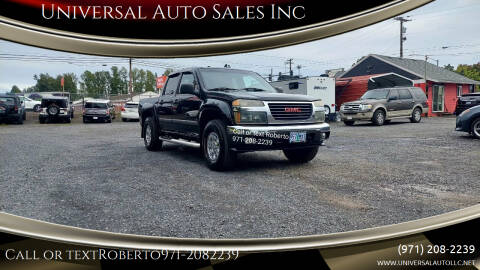2007 GMC Canyon for sale at Universal Auto Sales Inc in Salem OR