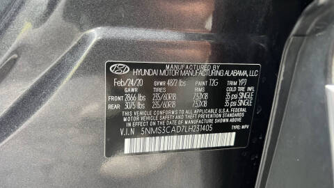 2020 Hyundai Santa Fe SEL