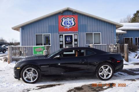 2013 Chevrolet Camaro for sale at Route 65 Sales in Mora MN