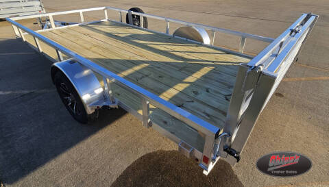 2025 H&H Trailers 82x14 Aluminum Rail Side