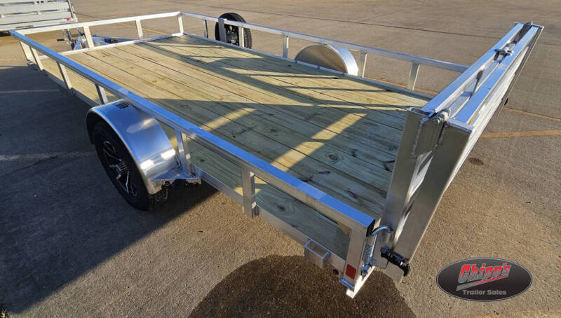 2025 H&H Trailers 82x14 Aluminum Rail Side
