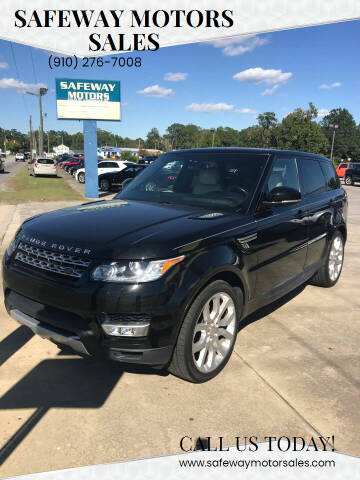 2015 Land Rover Range Rover Sport for sale at Safeway Motors Sales in Laurinburg NC