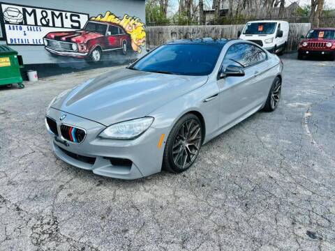 2012 BMW 6 Series for sale at M&M's Auto Sales & Detail in Kansas City KS