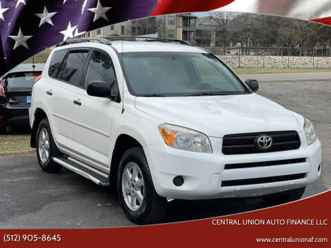 2008 Toyota RAV4 for sale at Central Union Auto Finance LLC in Austin TX