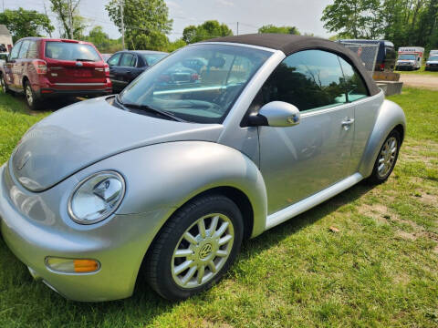 2004 Volkswagen New Beetle Convertible for sale at Cappy's Automotive in Whitinsville MA