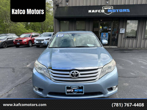 2011 Toyota Avalon for sale at Kafco Motors in Holbrook MA