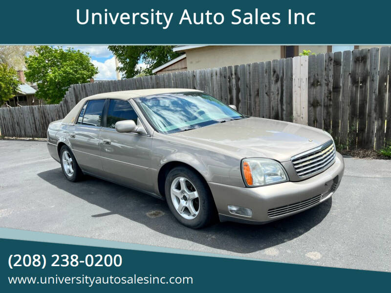 2003 Cadillac DeVille for sale at University Auto Sales Inc in Pocatello ID