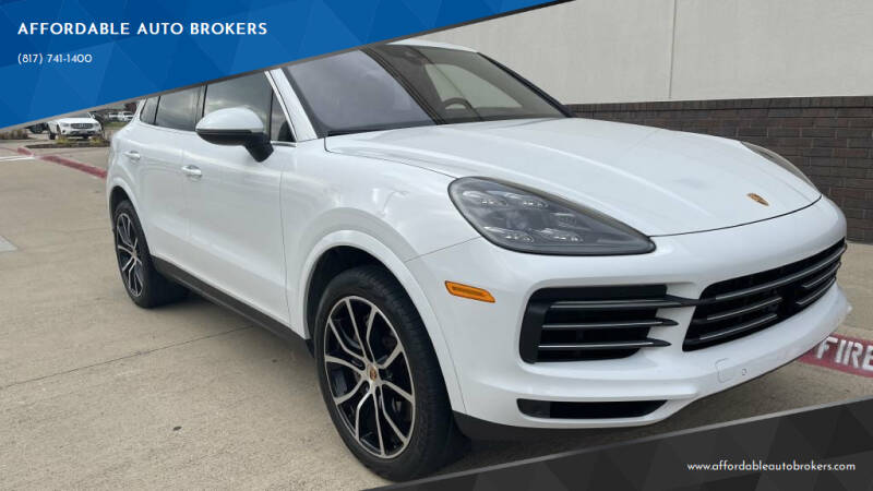 2022 Porsche Cayenne for sale at AFFORDABLE AUTO BROKERS in Keller TX
